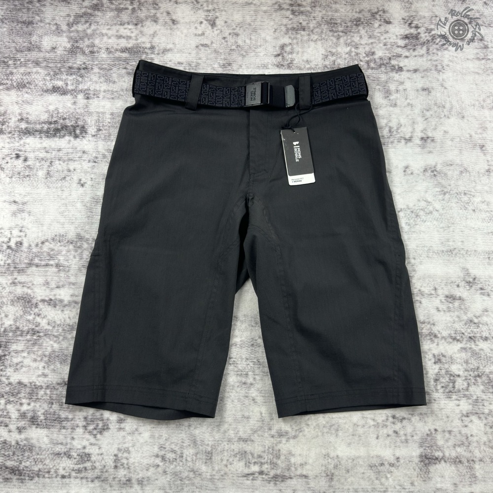 NWT Mons Royale Virage Bike‎ Shorts Black Men's Small Merino Blend